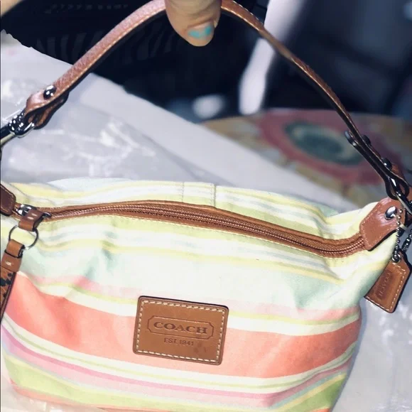 Coach watercolor purse - Picture 7 of 10